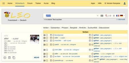 dict leo|Français ⇔ Allemand